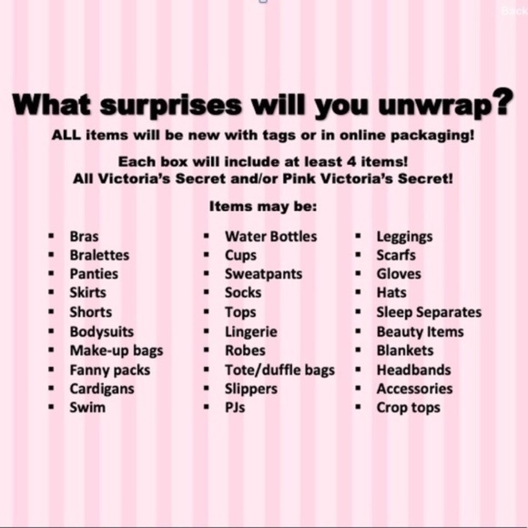 New VS Pink & Victoria’s Secret Mystery Box 📦 - Picture 3 of 7